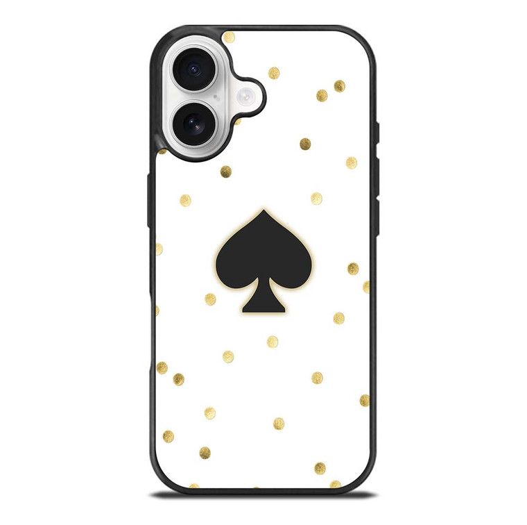 KATE SPADE NEW YORK LOGO GOLD iPhone 17 Case Cover