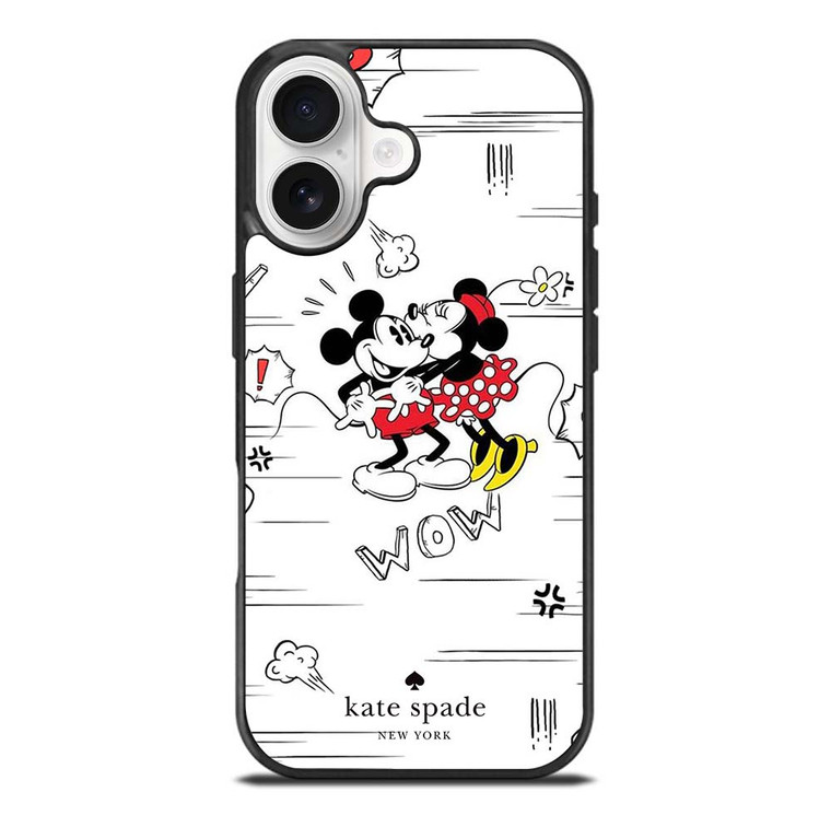 KATE SPADE NEW YORK LOGO X MICKEY MINNIE MOUSE DISNEY iPhone 17 Case Cover