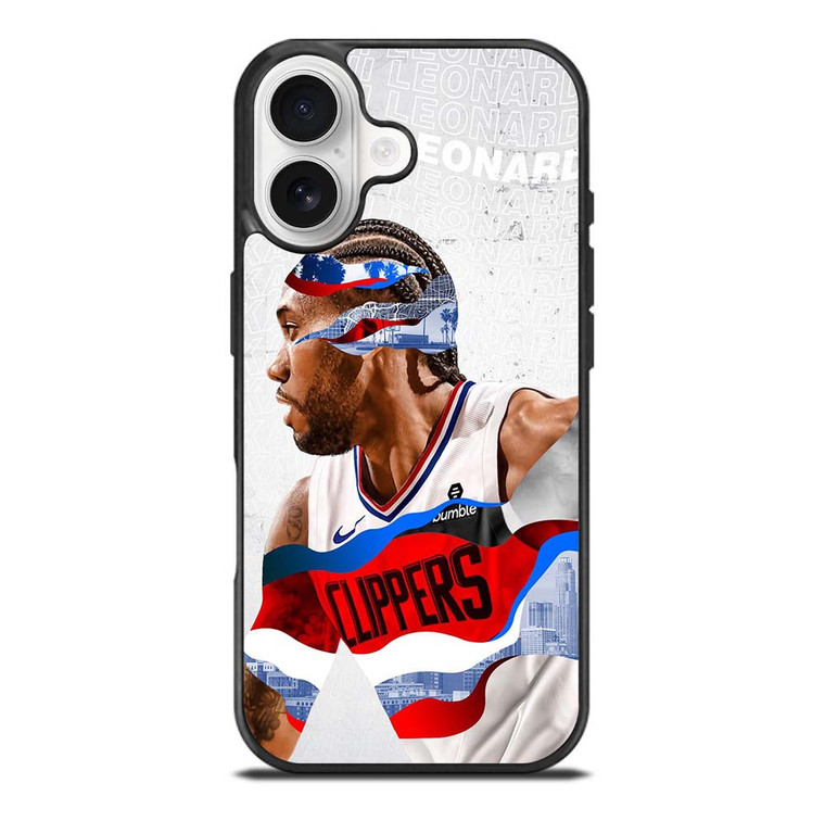 KAWHI LEONARD LOS ANGELES CLIPPERS iPhone 17 Case Cover