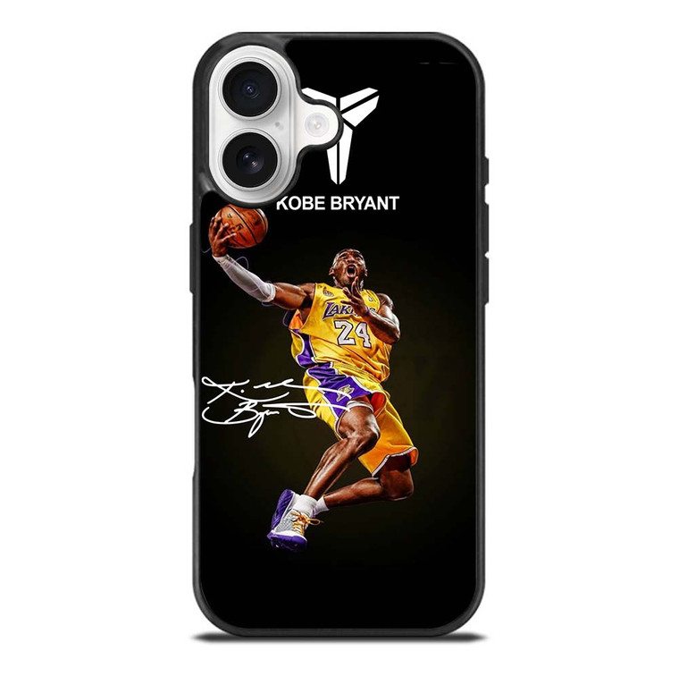 KOBE BRYANT LA LAKERS SIGNATURE iPhone 17 Case Cover