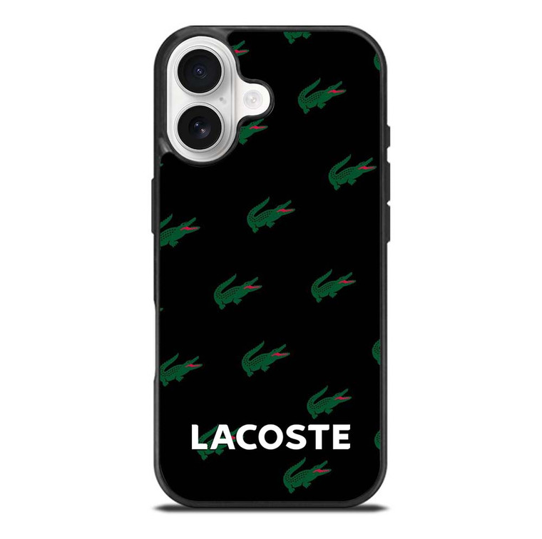 LACOSTE LOGO PATTERN iPhone 17 Case Cover