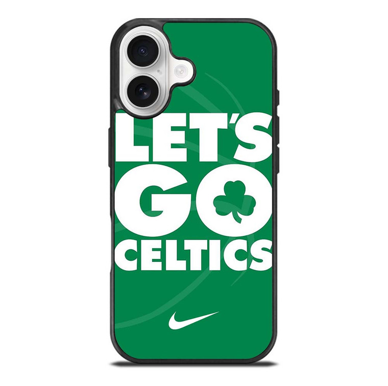 LETS GO BOSTON CELTICS NBA BASKETBALL iPhone 17 Case Cover