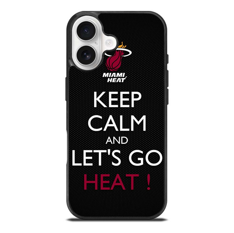 LETS GO MIAMI HEAT NBA BASKETBALL 2 iPhone 17 Case Cover