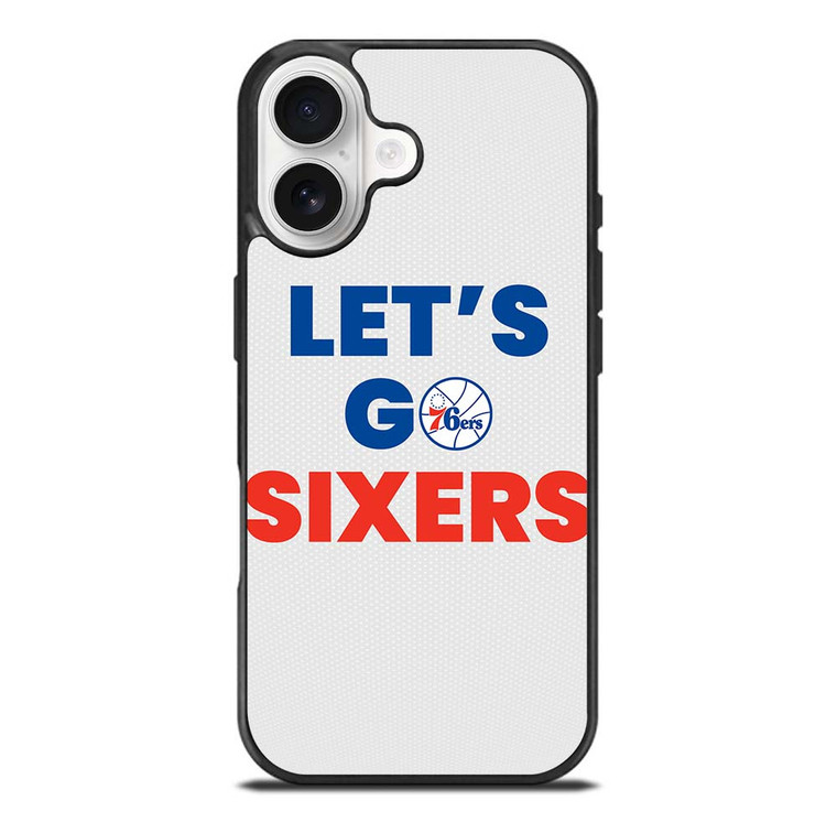 LETS GO PHILADELPHIA 76ERS NBA BASKETBALL iPhone 17 Case Cover