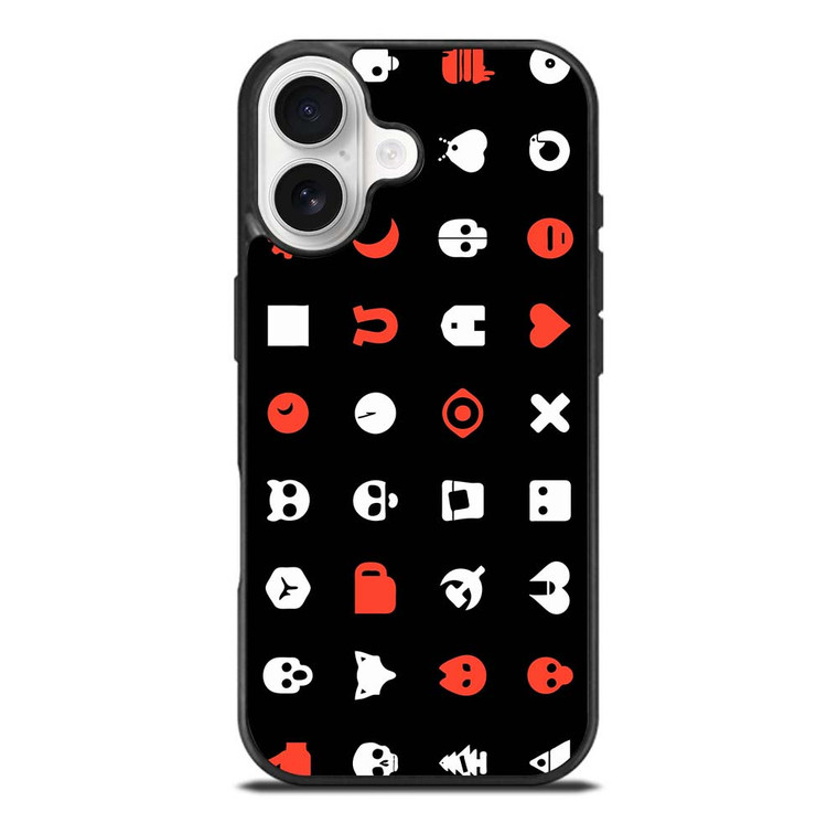 LOVE DEATH AND ROBOTS PATTERN iPhone 17 Case Cover