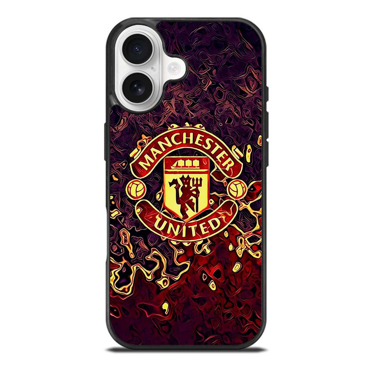 MANCHESTER UNITED LOGO FAN ART iPhone 17 Case Cover