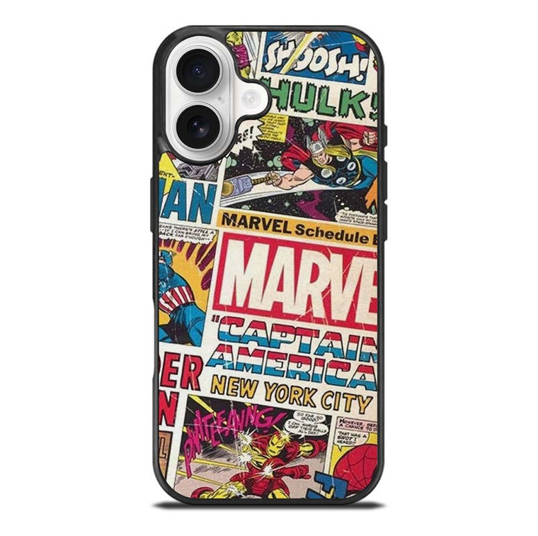 MARVEL COMICS COLLAGE iPhone 17 Case Cover