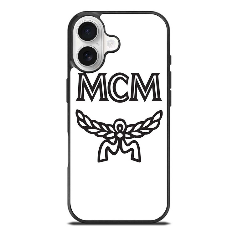 MCM WORLDWIDE WHITE iPhone 17 Case Cover