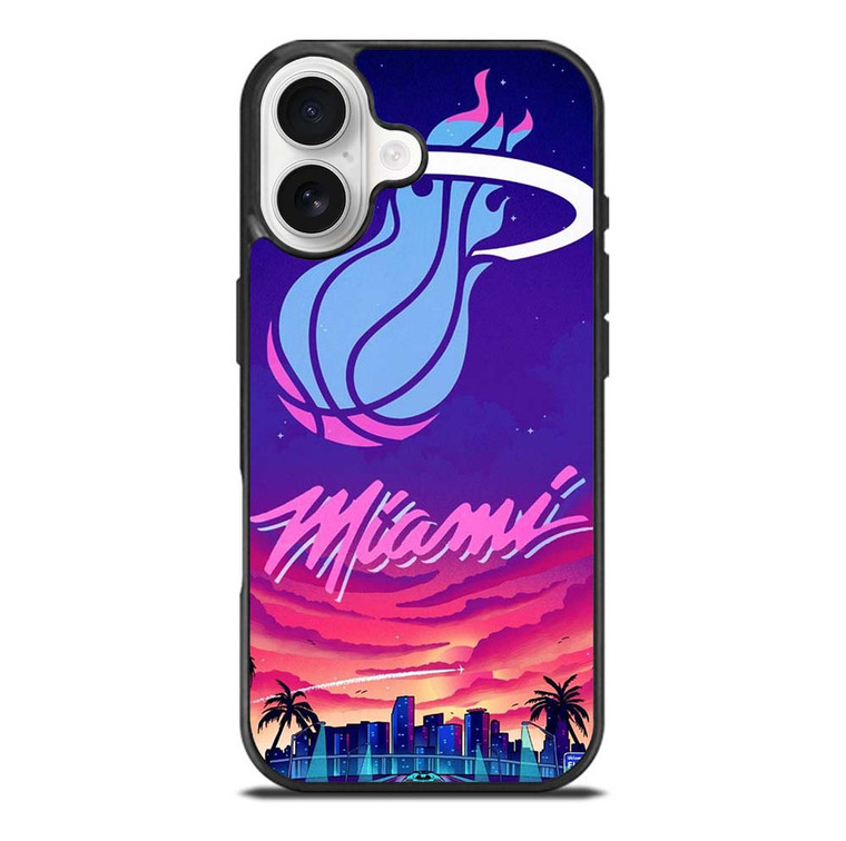 MIAMI HEAT BASKETBALL TEAM LOGO iPhone 17 Case Cover