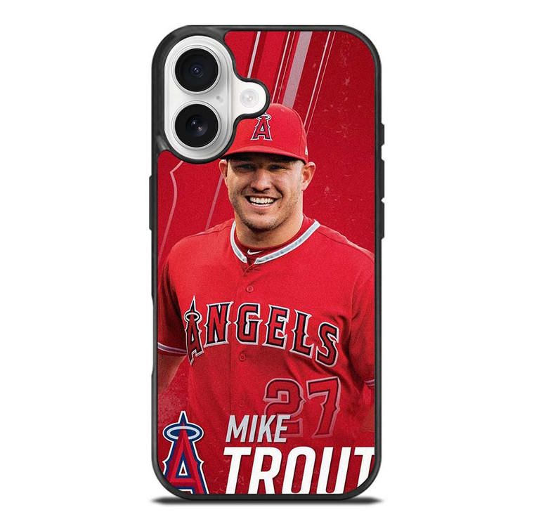 MIKE TROUT LOS ANGELES ANGELS BASEBALL 2 iPhone 17 Case Cover