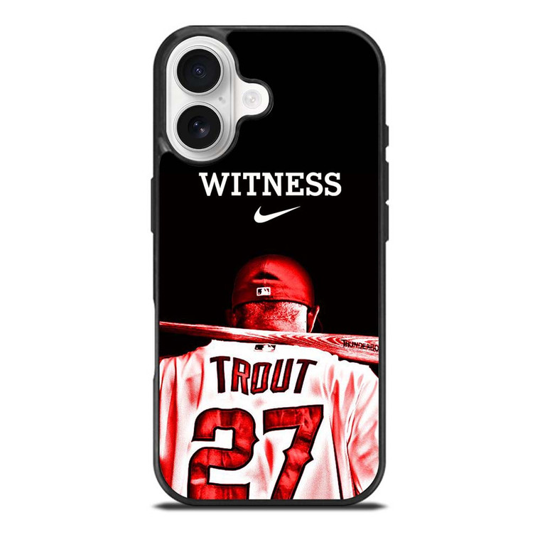 MIKE TROUT LOS ANGELES ANGELS BASEBALL iPhone 17 Case Cover