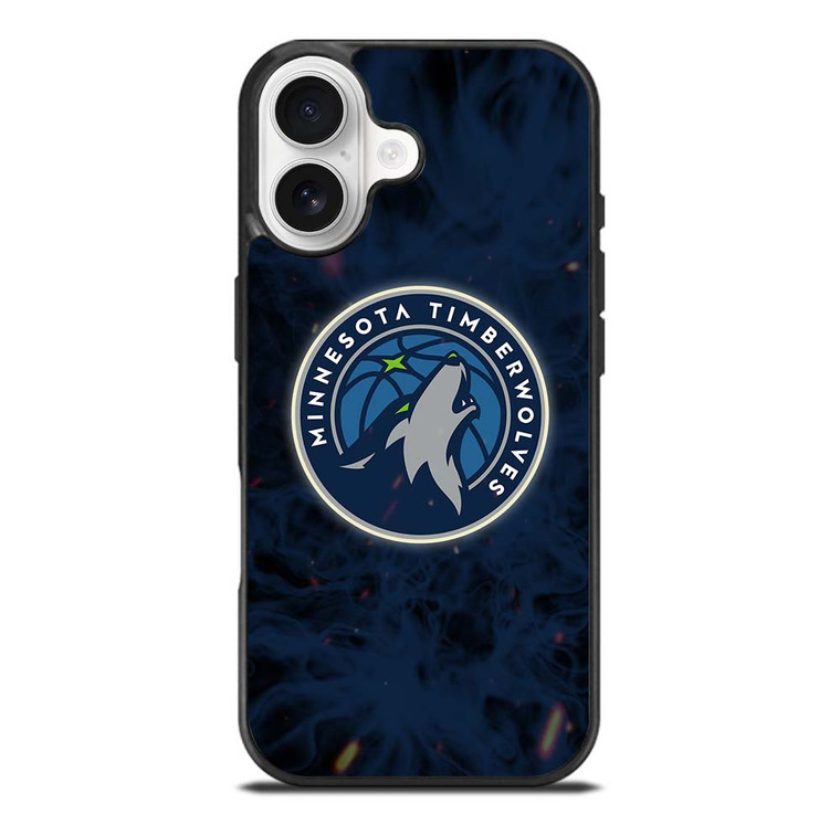 MINNESOTA TIMBERWOLVES BASKETBALL NBA FIRE iPhone 17 Case Cover