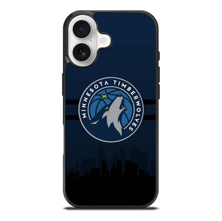 MINNESOTA TIMBERWOLVES NBA SKYLINE iPhone 17 Case Cover