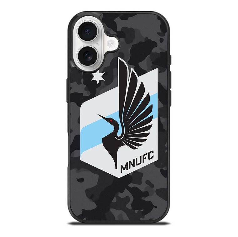 MINNESOTA UNITED FC MLS BLACK CAMO iPhone 17 Case Cover