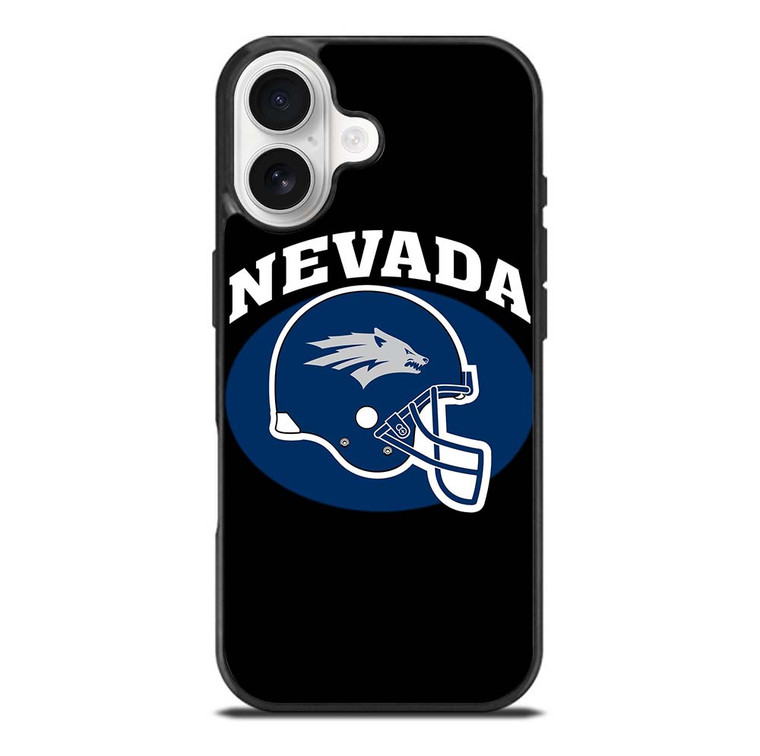 NEVADA WOLF PACK FOOTBALL HELMET iPhone 17 Case Cover