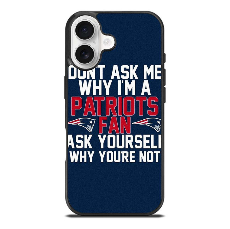 NEW ENGLAND PATRIOTS FANS iPhone 17 Case Cover
