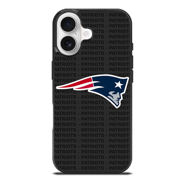 NEW ENGLAND PATRIOTS FOOTBALL TEXT iPhone 17 Case Cover