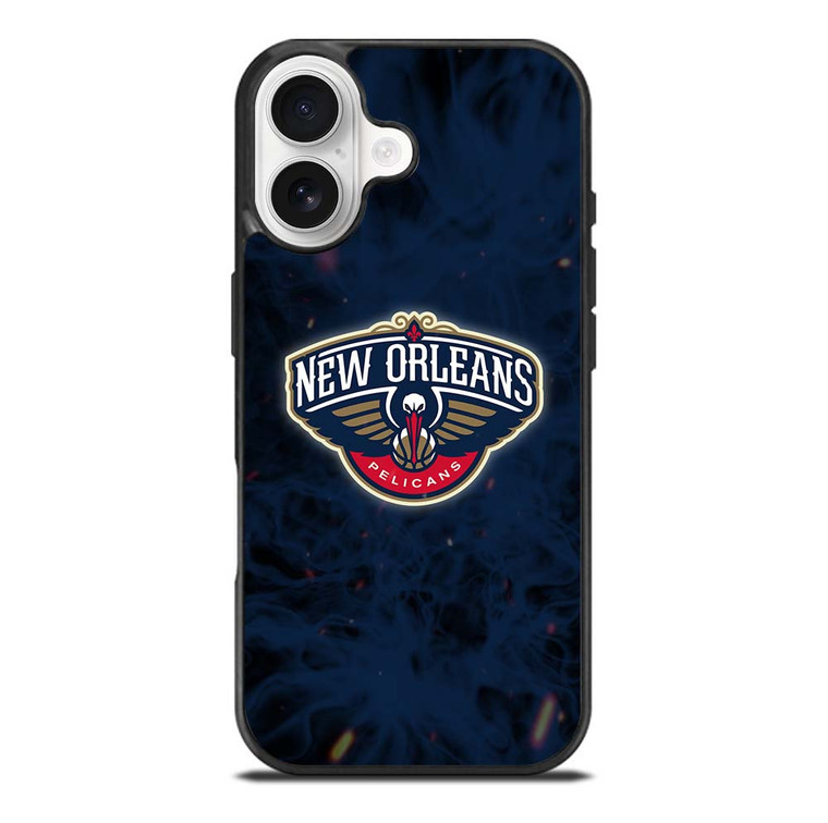 NEW ORLEANS PELICANS BASKETBALL NBA FIRE iPhone 17 Case Cover