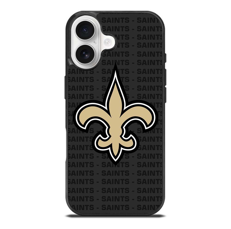 NEW ORLEANS SAINTS FOOTBALL TEXT iPhone 17 Case Cover