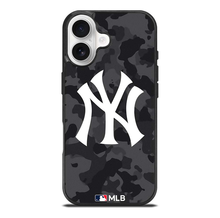 NEW YORK YANKEES BASEBALL BLACK CAMO iPhone 17 Case Cover