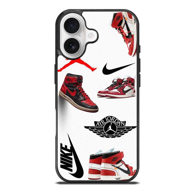 NIKE AIR JORDAN SHOES COLLAGE iPhone 17 Case Cover