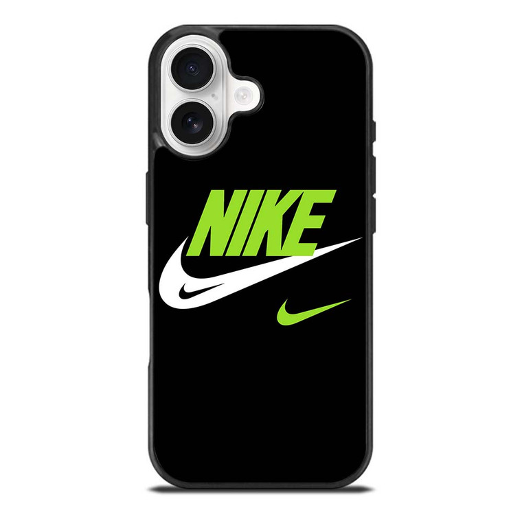 NIKE SWOOSH GREEN iPhone 17 Case Cover