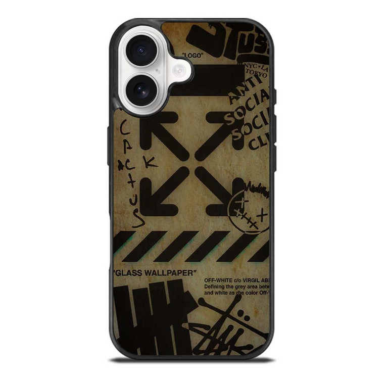 OFF WHITE STUSSY UNDEFEATED CACTUS JACK iPhone 17 Case Cover