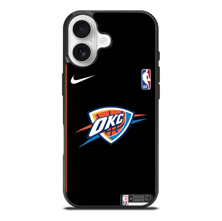 OKLAHOMA CITY THUNDER NIKE NBA BASKETBALL iPhone 17 Case Cover