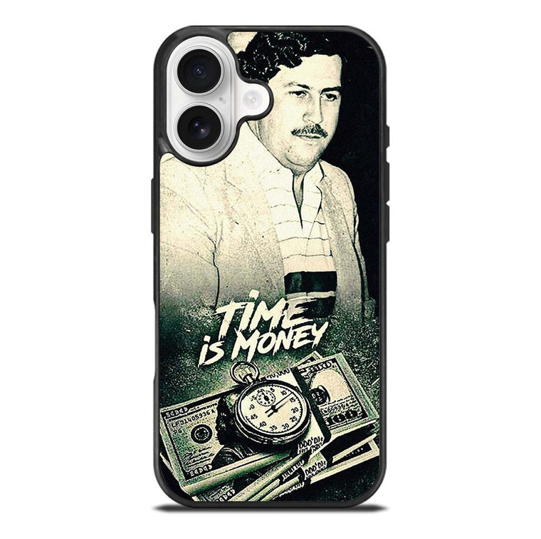 PABLO ESCOBAR TIME IS MONEY iPhone 17 Case Cover