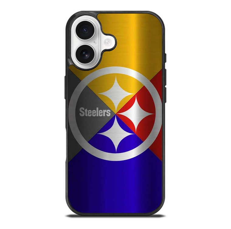 PITTSBURGH STEELERS NFL FOOTBALL METAL iPhone 17 Case Cover