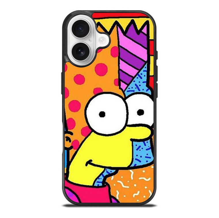 ROMERO BRITTO BART SIMPSONS ART iPhone 17 Case Cover