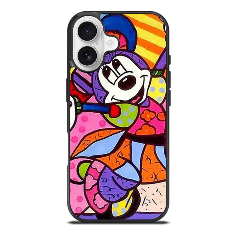 ROMERO BRITTO MINNIE MOUSE ART iPhone 17 Case Cover