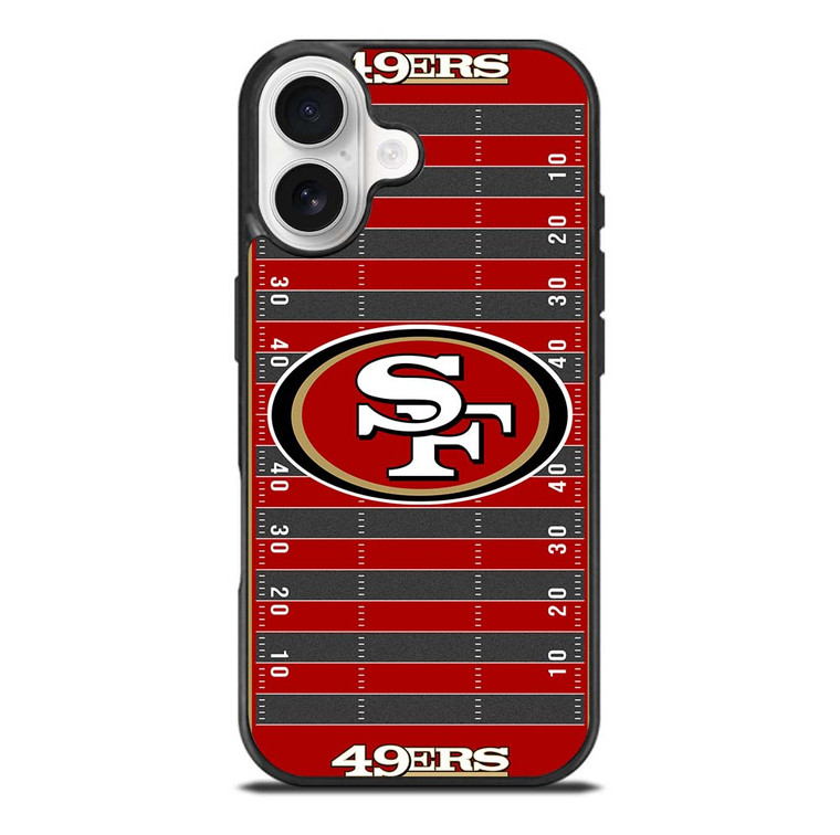 SAN FRANCISCO 49ERS FOOTBALL FIELD iPhone 17 Case Cover