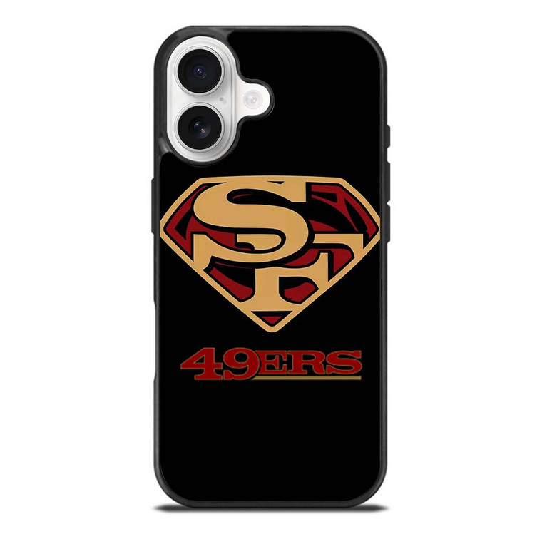 SAN FRANCISCO 49ERS FOOTBALL SUPERMAN LOGO iPhone 17 Case Cover
