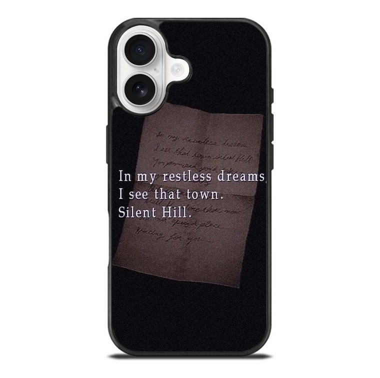 SILENT HILL GAMES LETTER iPhone 17 Case Cover