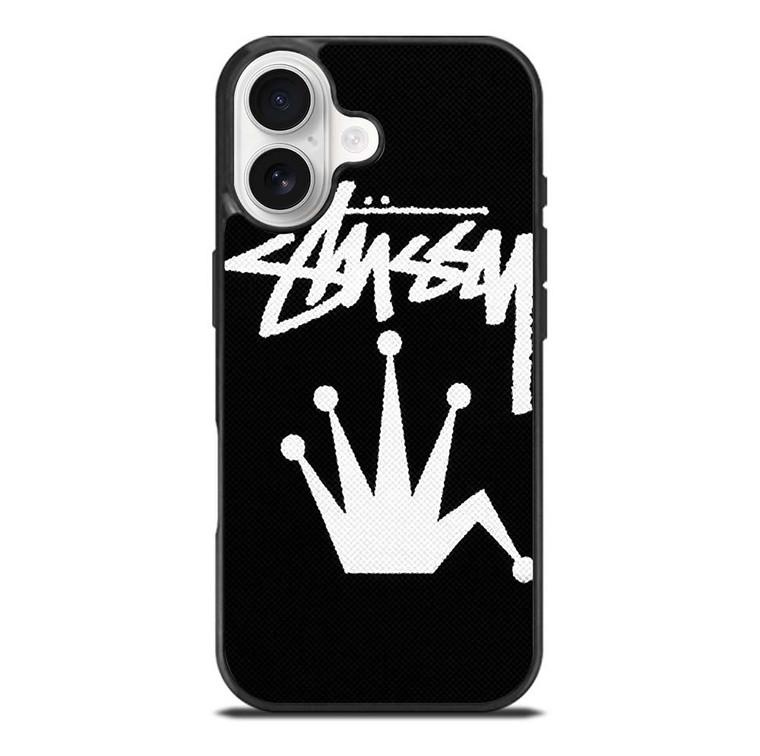 STUSSY PARIS BENT CROWN iPhone 17 Case Cover