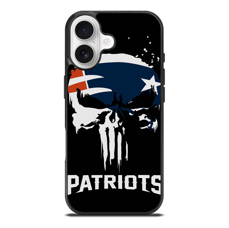 THE PUNISHER X NEW ENGLAND PATRIOTS NFL FOOTBALL iPhone 17 Case Cover