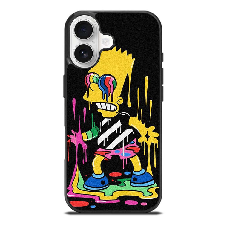 THE SIMPSONS TRIPPY ART iPhone 17 Case Cover