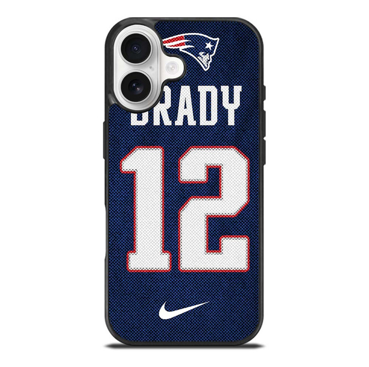 TOM BRADY NEW ENGLAND PATRIOTS NFL JERSEY 2 iPhone 17 Case Cover