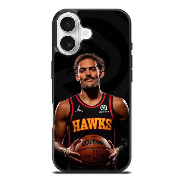 TRAE YOUNG ATLANTA HAWKS 4 iPhone 17 Case Cover