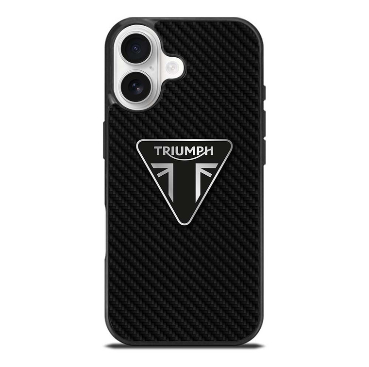 TRIUMPH MOTORCYCLES CARBON FIBER iPhone 17 Case Cover