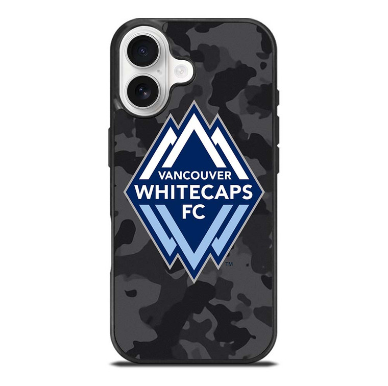 VANCOUVER WHITECAPS FC BLACK CAMO iPhone 17 Case Cover