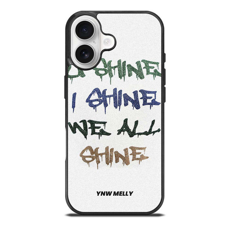 YNW MELLY RAPPER WE ALL SHINE iPhone 17 Case Cover