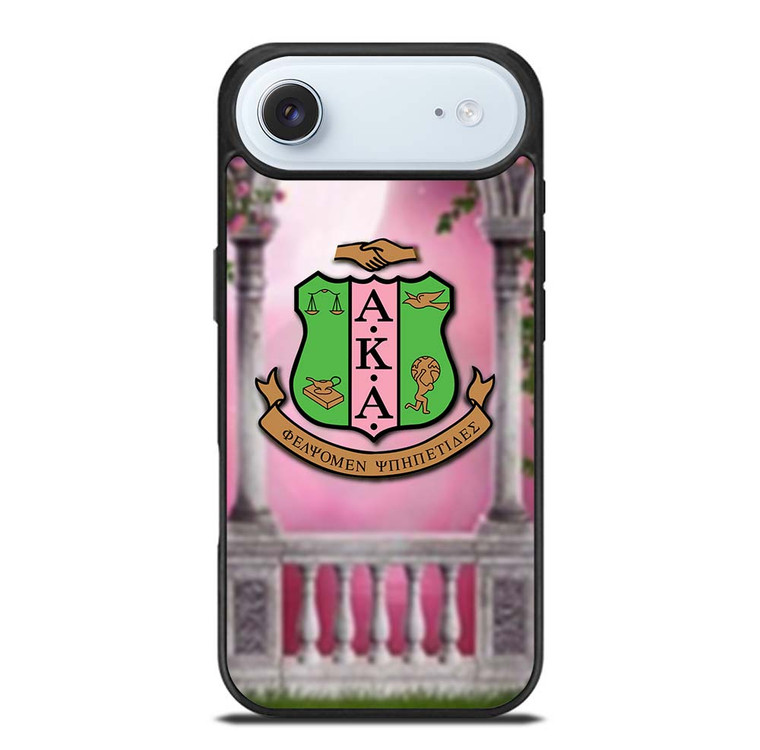 AKA PINK AND GREEN LOGO iPhone Air Case Cover