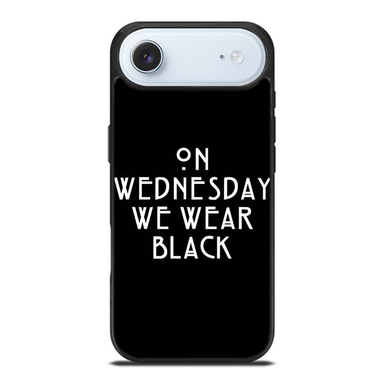 AMERICAN HORROR STORY ON WEDNESDAY WE WEAR BLACK iPhone Air Case Cover