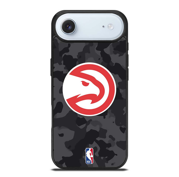 ATLANTA HAWKS BLACK CAMO iPhone Air Case Cover