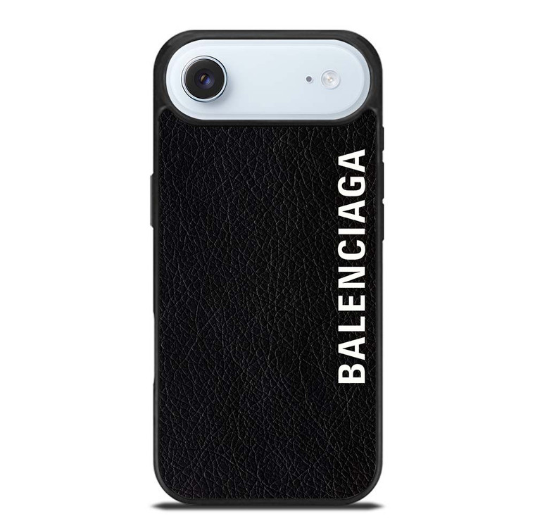 BALENCIAGA LEATHER BLACK iPhone Air Case Cover