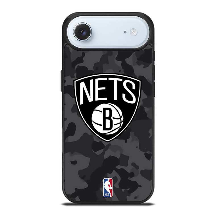 BROOKLYN NETS BLACK CAMO iPhone Air Case Cover