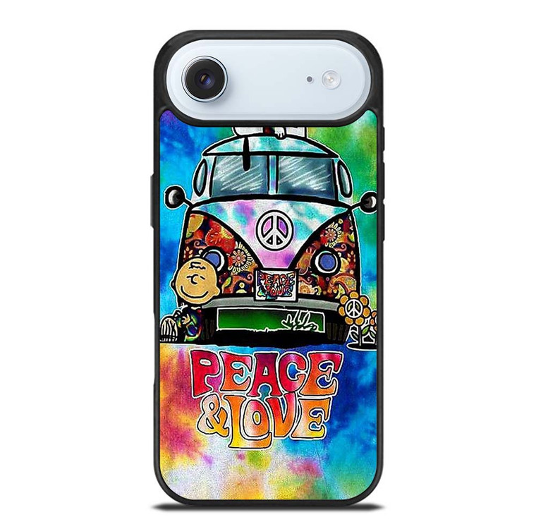 CHARLIE BROWN PEANUTS PEACE LOVE iPhone Air Case Cover