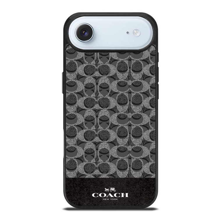 COACH NEW YORK LOGO DARK GREY iPhone Air Case Cover